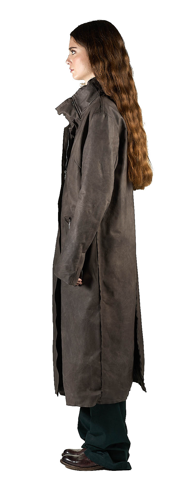 DANIELE BASTA LEATHER AND SILVER JACKET